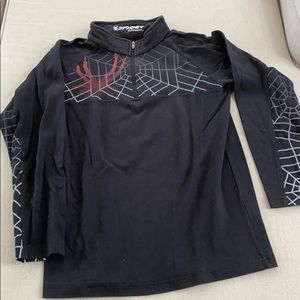 Spyder brand boys ski 1/4 zip